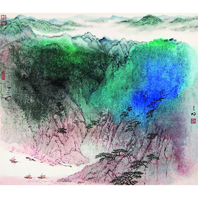 峡江帆影