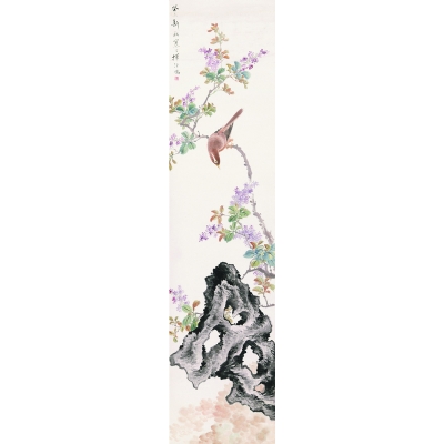 枝头栖禽