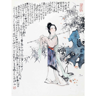 黛玉葬花