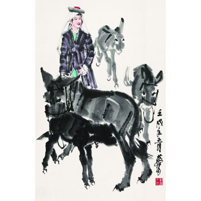 牧驴图