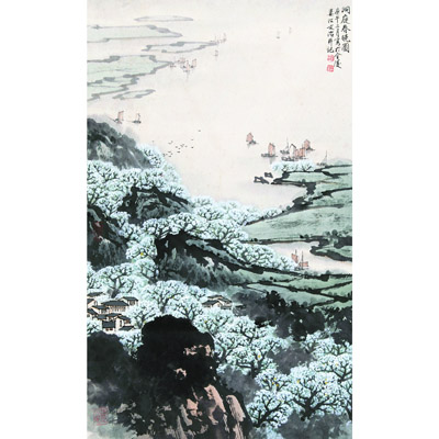 洞庭春晓图