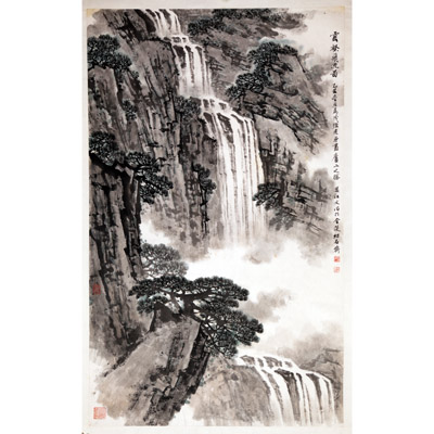 云壑飞流