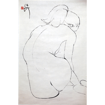 线描人体