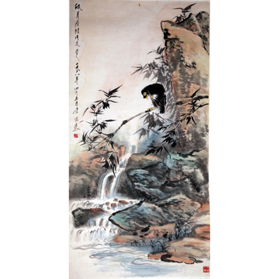 泉涧栖禽