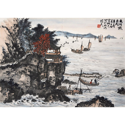 太湖飞云阁