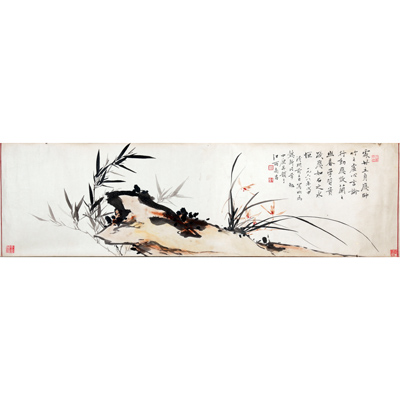 江心看花