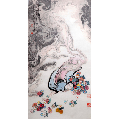 散花图